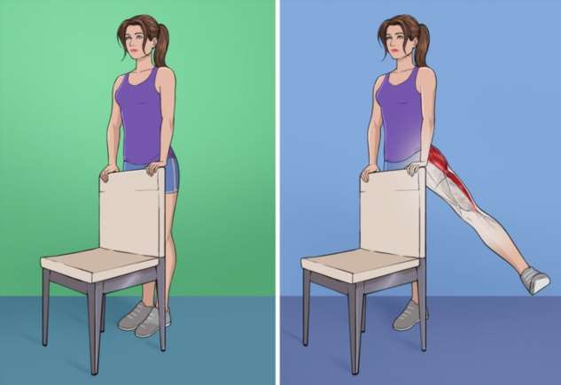 13 простых упражнений для ног и ягодиц, которые можно делать прямо на рабочем месте