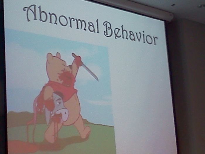 Psychology Professor Started Talking About Abnormal Behavior. This Was His Opening Slide