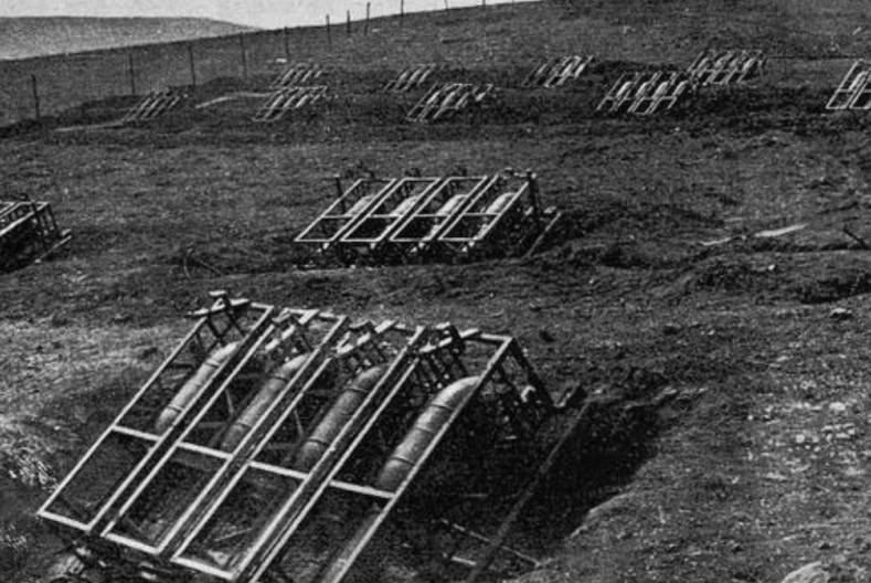 Использование трофейных немецких миномётов и реактивных систем залпового огня оружие