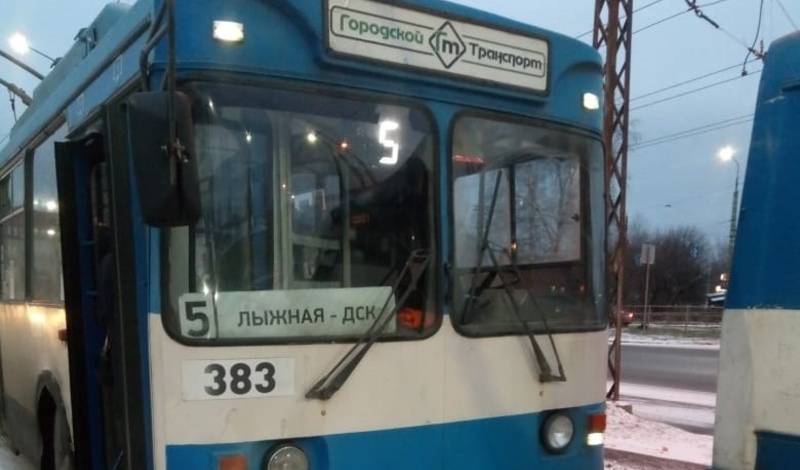 Еще один троллейбус изменит маршрут в Петрозаводске