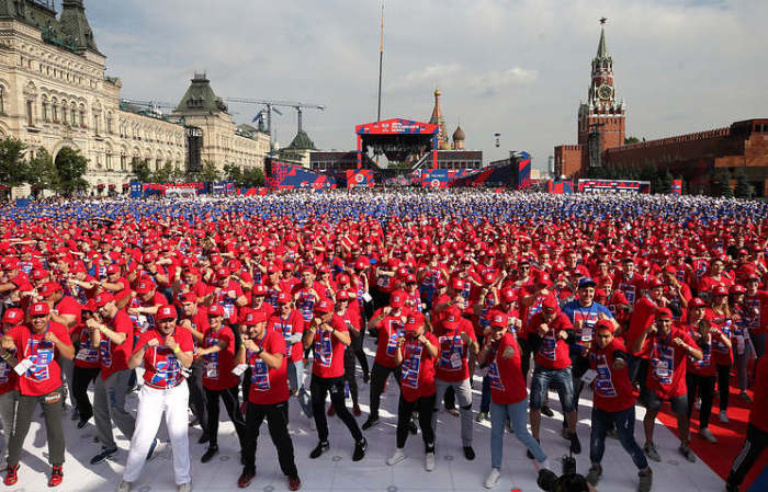 Самый массовый урок бокса 27 июля 2017 года. / Фото: www.guinness-records.net