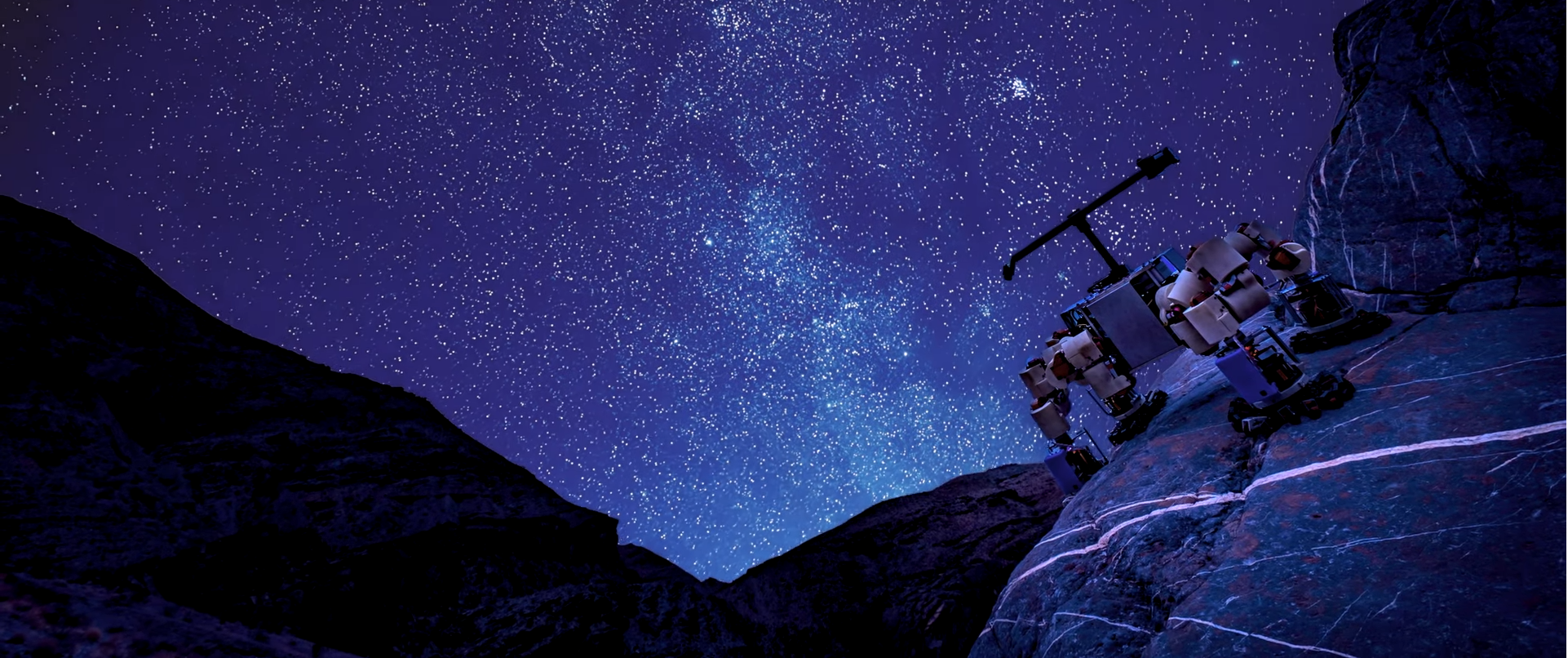 Инженеры NASA испытали робота-скалолаза LEMUR-3 в Долине Смерти, попутно обнаружив окаменелость из палеозоя роботы,технологии