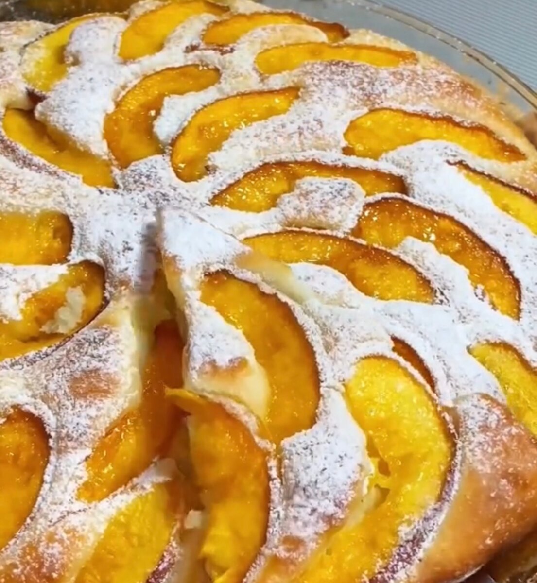 Обалденный рецепт пирога с персиками, готовлю через день и не надоедает сладкая выпечка