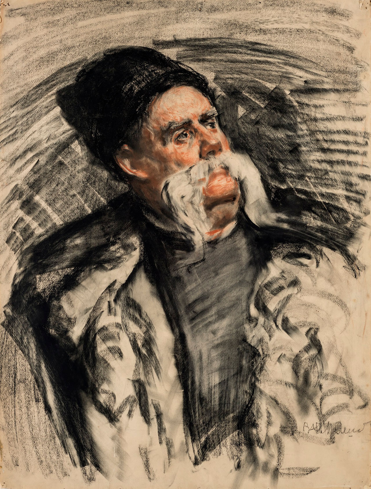 Василий Мешков, «Портрет Гиляровского», последняя треть XIX — первая половина XX века