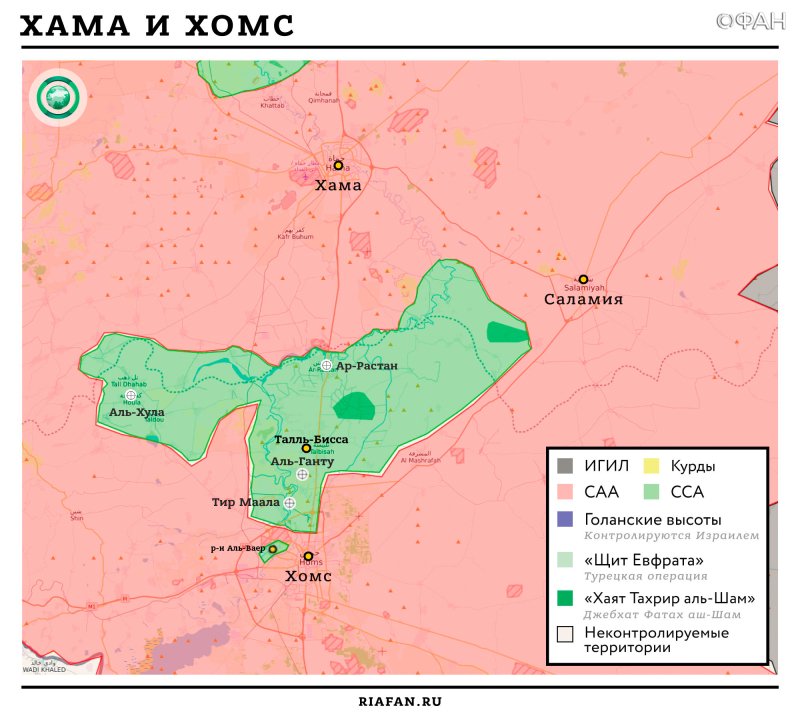 ВВС САР ударили по позициям «Джебхат ан-Нусры» к северу от Хомса