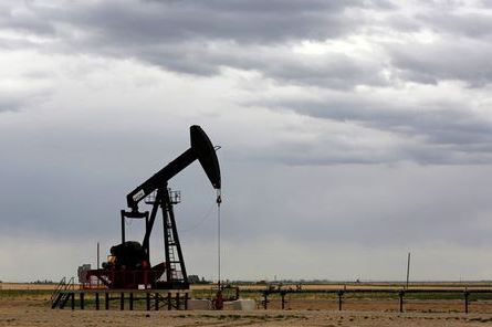 A TORC Oil & Gas pump jack is seen near Granum, Alberta, Canada May 6, 2020. Picture taken May 6, 2020. REUTERS/Todd Korol