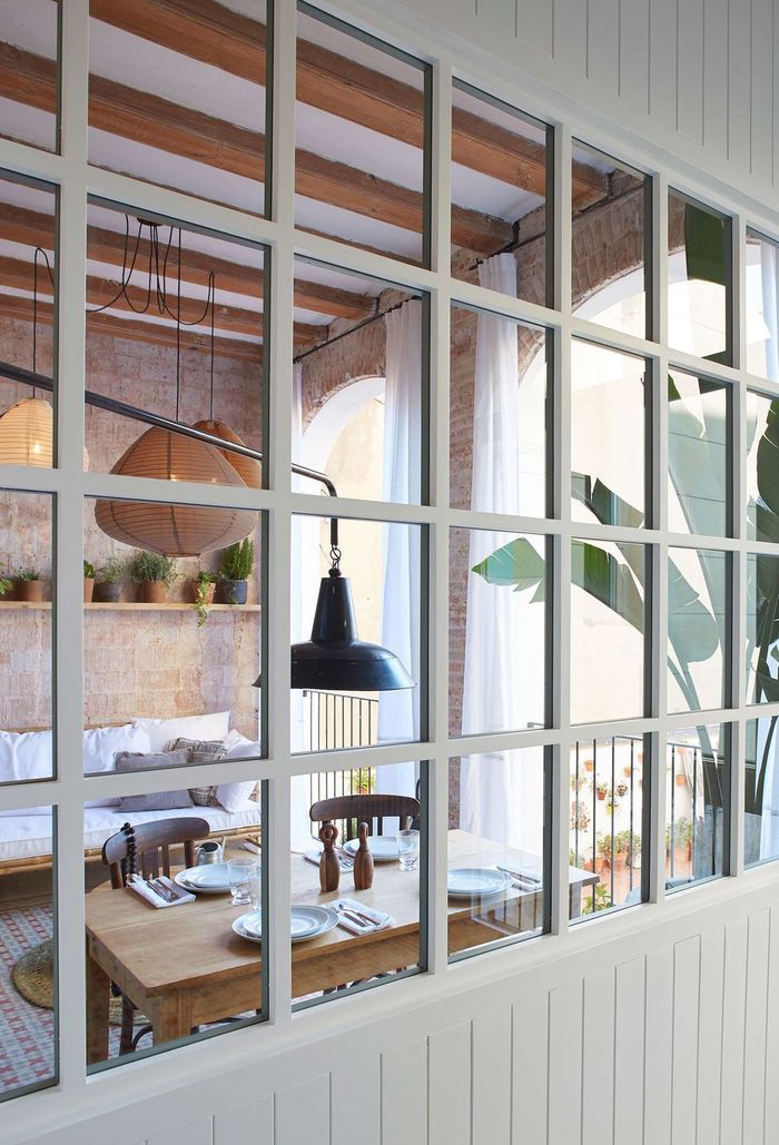 Очаровательная современная квартира с винтажными фактурными акцентами винтаж