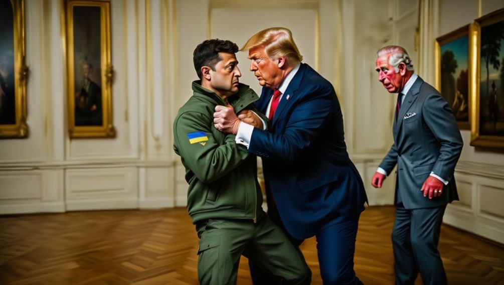   Дедушка Карл не защитит от Трампа. Корона - это лишь декорация.