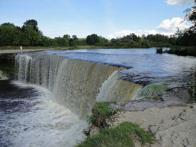 Водопад Ягала, фото водопада в Эстонии авиатур