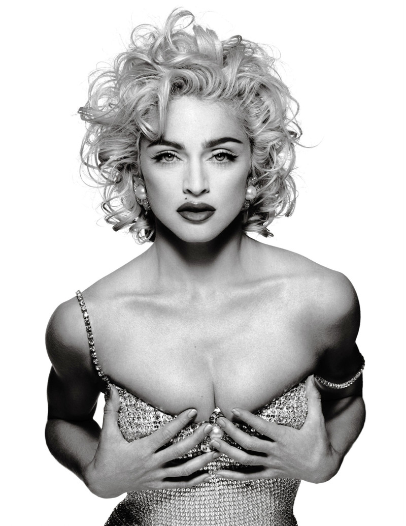 Мадонна в молодости в образе Мэрилин Монро Мерилин Монро, голливуд, знаменитости