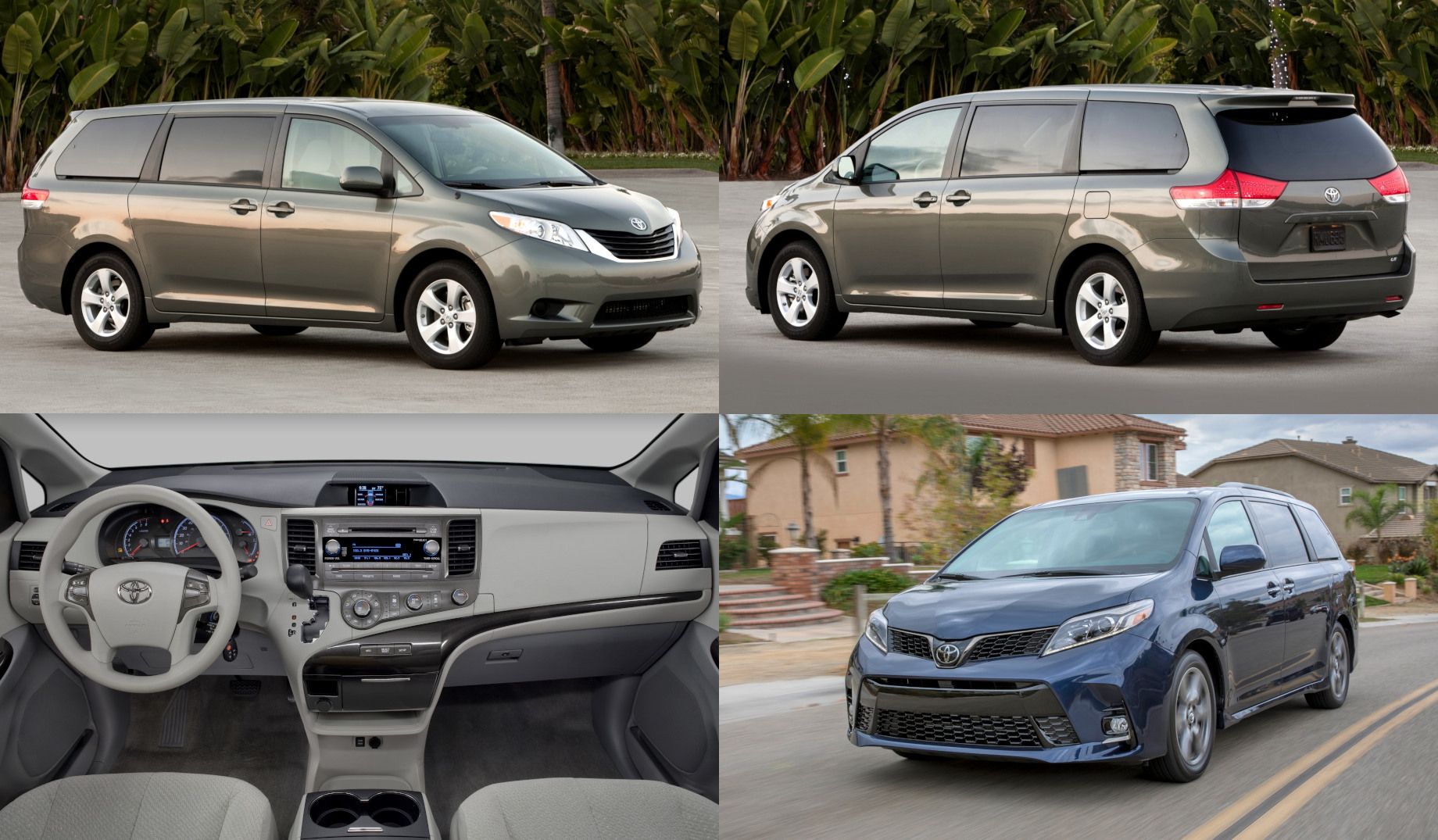 Toyota Sienna 2017 гибрид