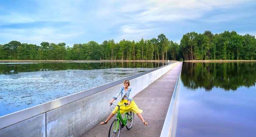 Cycling through water 8