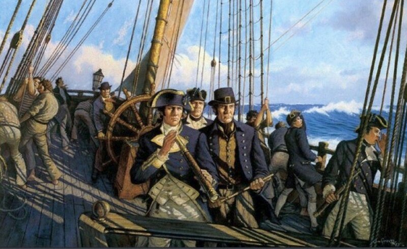 Килевание - морское наказание для провинившегося в пути 