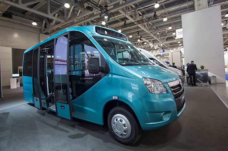 3. «Группа ГАЗ» представляет перспективную модель электрического микроавтобуса «ГАЗель NEXT» Газон-Next, туристический автобус, урал