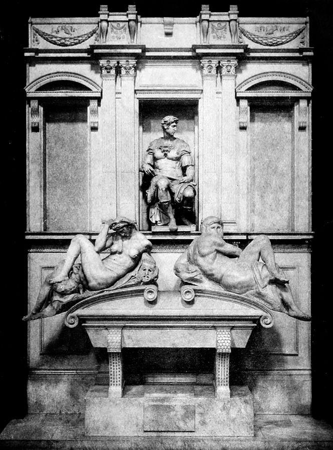https://upload.wikimedia.org/wikipedia/commons/thumb/b/ba/Life_of_Michael_Angelo%2C_1912_-_Tomb_of_Giulino_de_Medici.jpg/665px-Life_of_Michael_Angelo%2C_1912_-_Tomb_of_Giulino_de_Medici.jpg