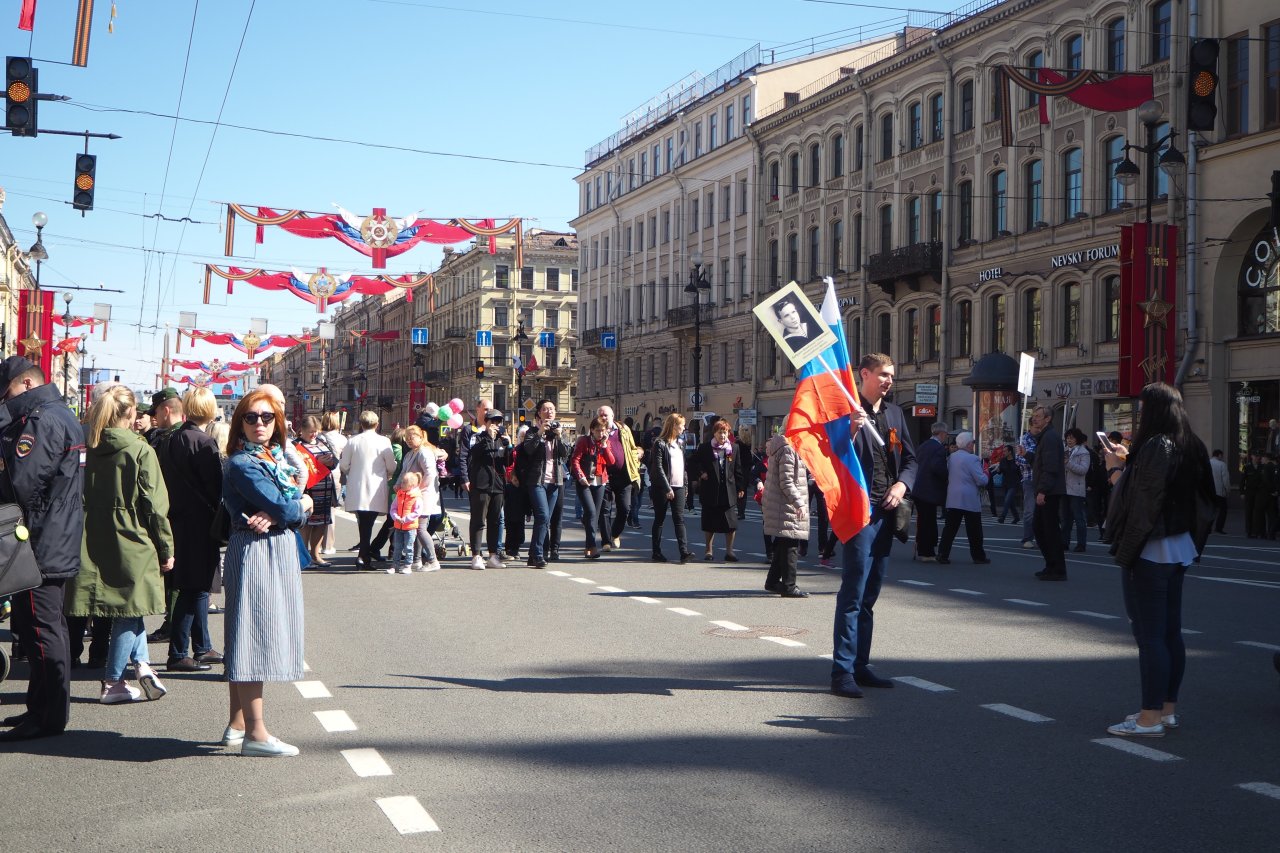 Корреспондент «Слово и Дело» побывал на празднике Великой Победы в Петербурге