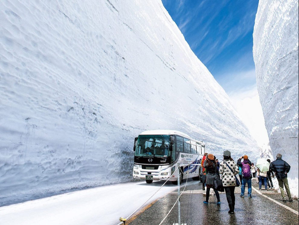 Прогулка по Tateyama Kurobe Alpine 