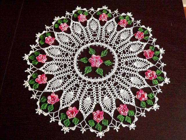 Нежные салфетки крючком. Для Вас идеи и схемы.