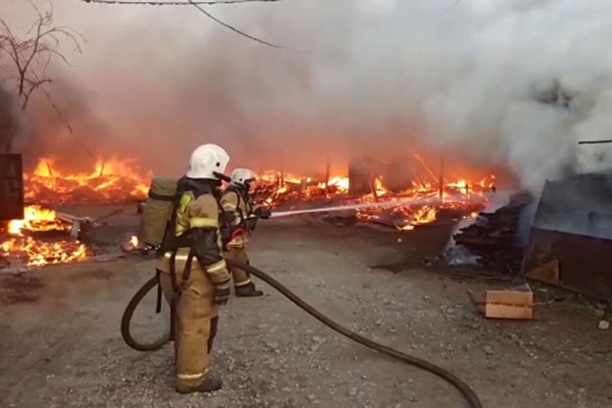 МЧС: в результате пожара в Орехово-Зуево получил ожоги работник производства