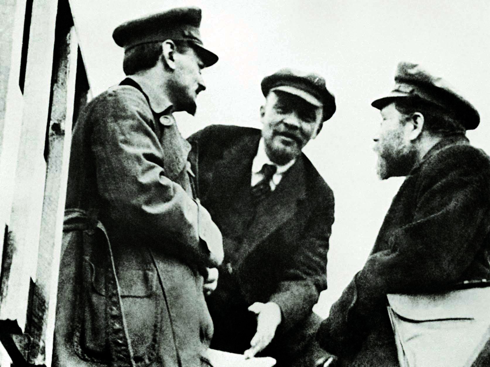 Троцкий, Ленин и Каменев. 1919. Фото © Wikipedia