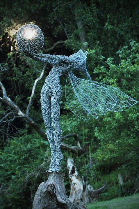 Вот бы таких феечек мне в сад! Обнажённые феи от Робин Вайт. поделки для сада,разное