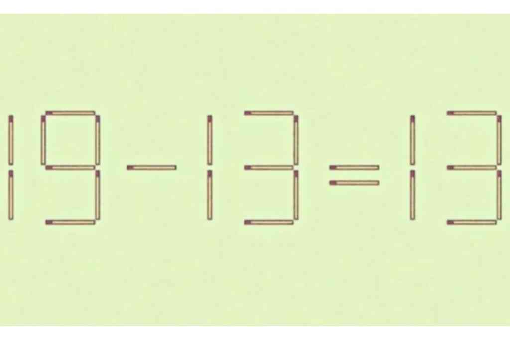 Проверьте внимательность: головоломка со спичками, которую решают за 12 секунд