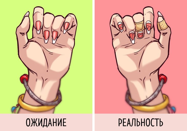 Комиксы о том, как трудно быть девочкой. Немного юмора 