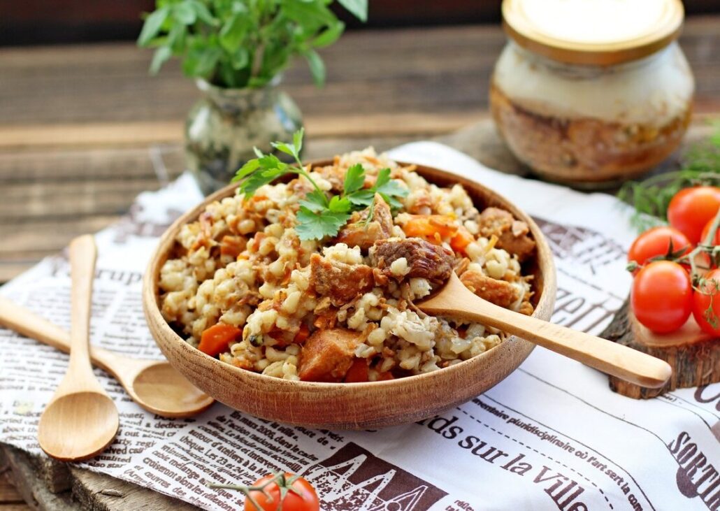 перловка с тушенкой в мультиварке