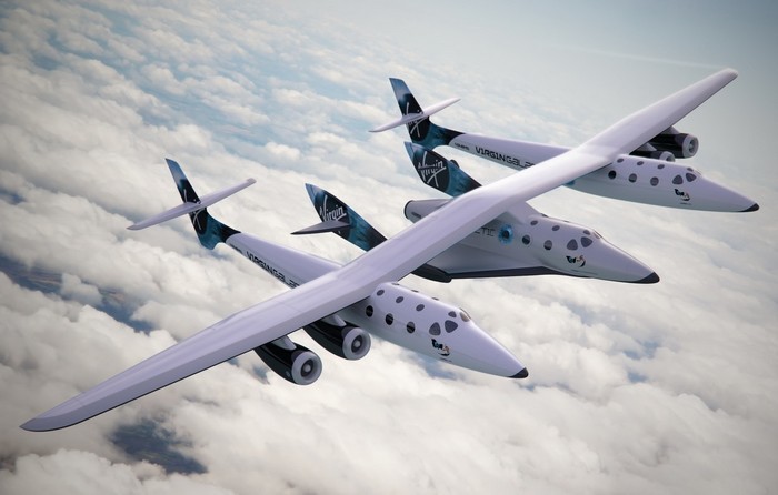 Самолет-носитель WhiteKnightTwo от компании Virgin Galactic