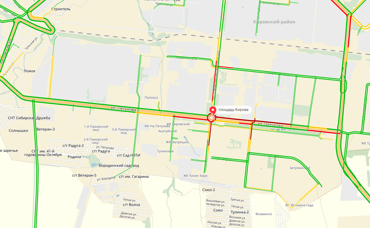 Сад кирова новосибирск карта