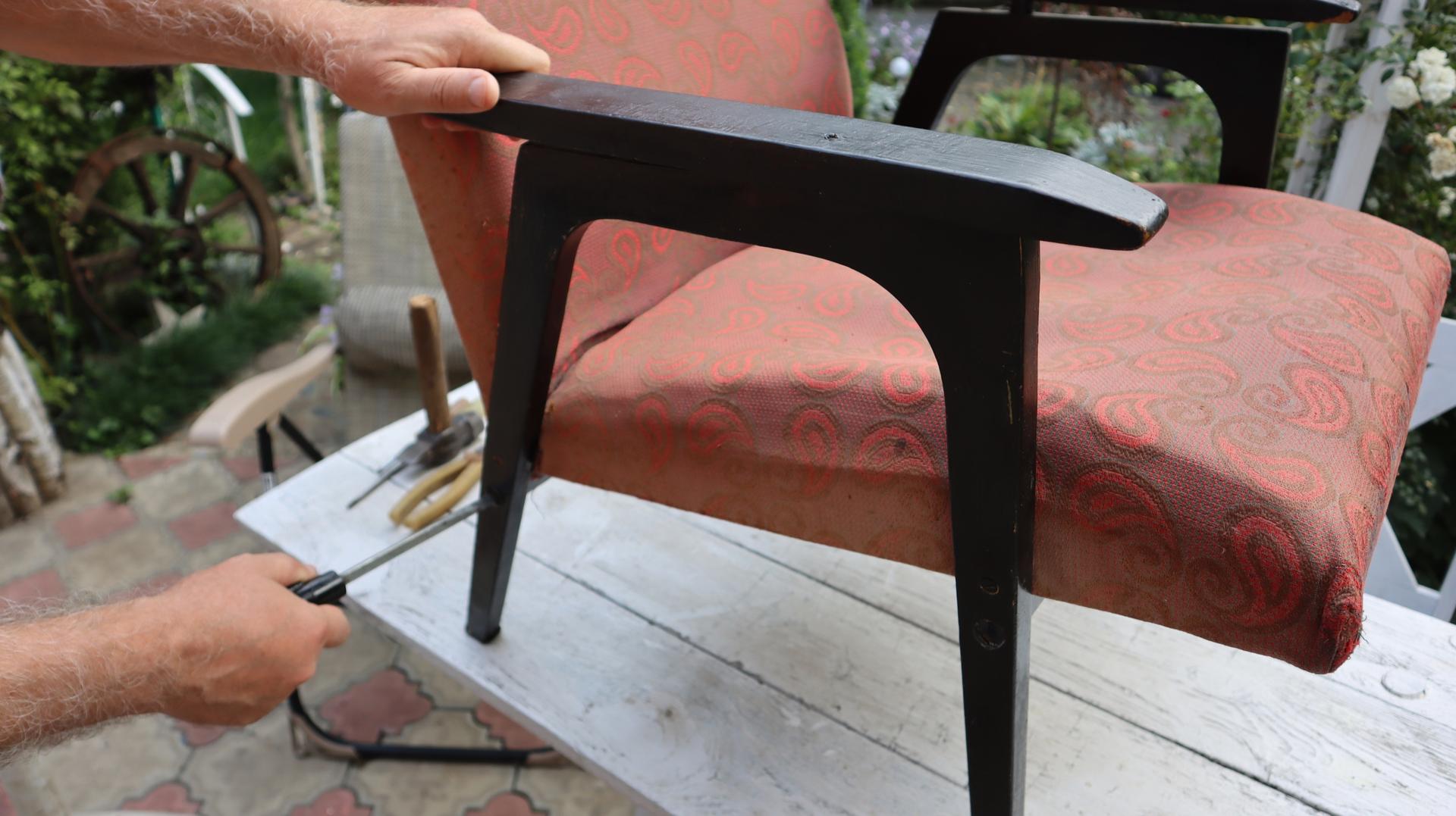 Реставрация старого кресла своими руками мастер класс