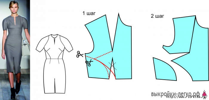 Моделирование лифа платья крой и шитьё,одежда,рукоделие,своими руками