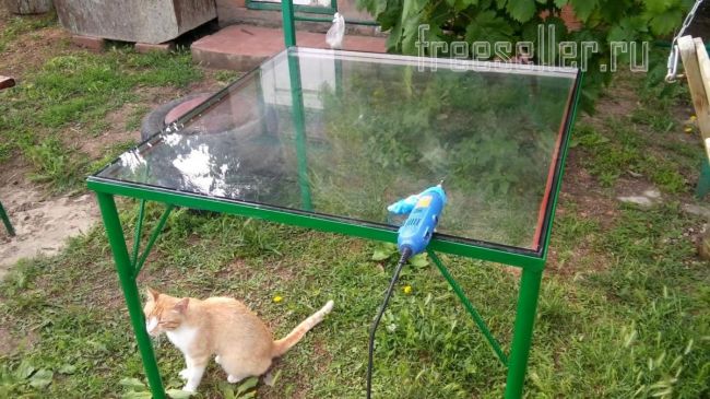 Столик из стеклопакета своими руками Столик из стеклопакета своими руками