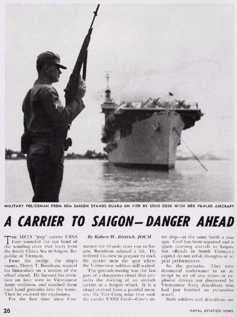 Спецназ Вьетконга против старого авианосца. Подрыв корабля "Кард" история