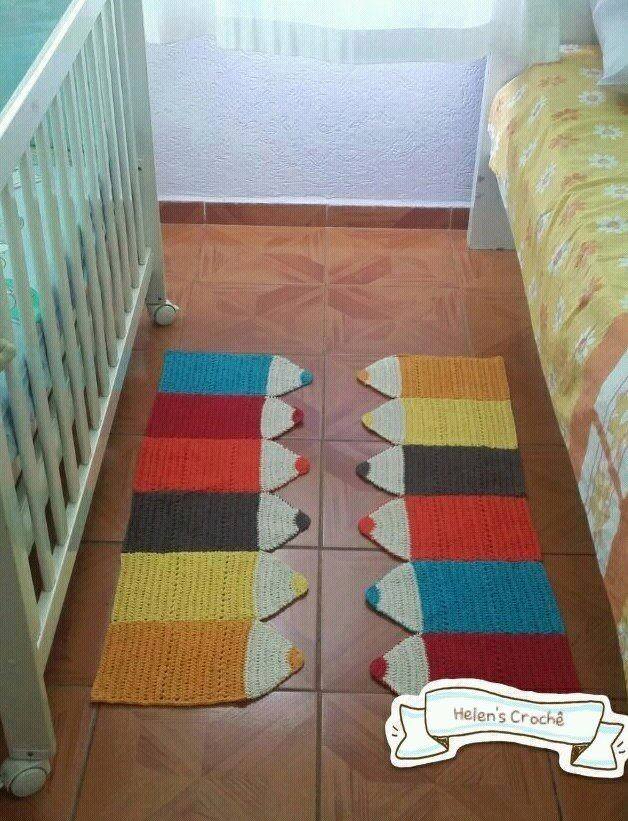 Вязаные коврики в домашнем интерьере вязание,для дома и дачи,идеи и вдохновение