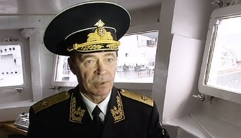 Командир Сторожевого «Беззаветный» Владимир Богдашин 