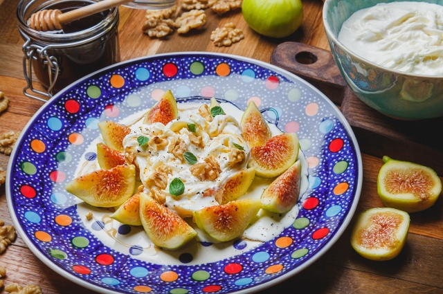 Страчателла с инжиром и каштановым медом