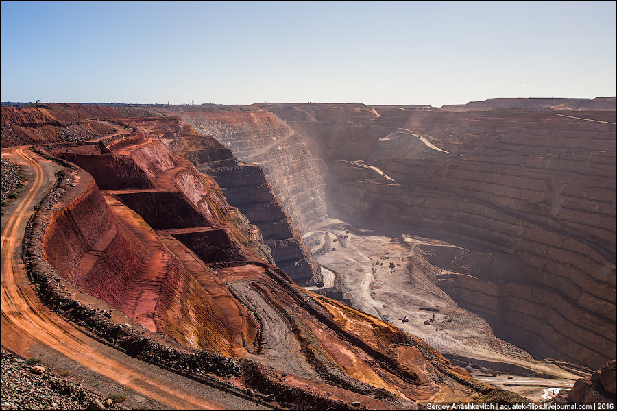 На что способен человек ради золота Super Pit,Австралия,золото,Рудник,фоторепортаж