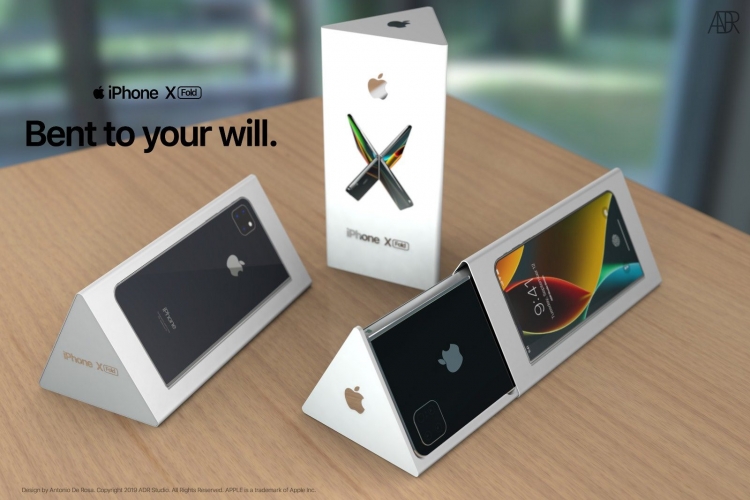 Складной iPhone X Fold глазами дизайнера Складной iPhone X Fold глазами дизайнера новости