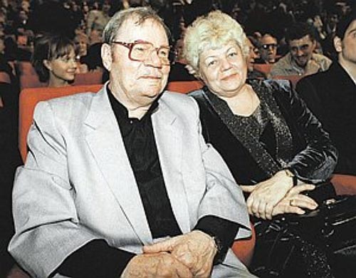 Михаил Пуговкин с третьей женой