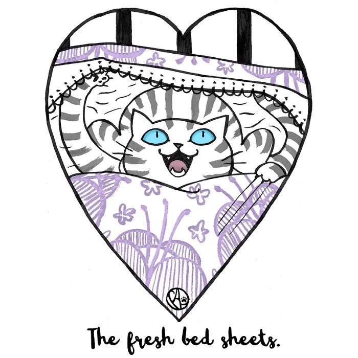 My Girlfriend Keeps Painting Our Life With 3 Cats And A Dog And I Can't Get Enough Of It!