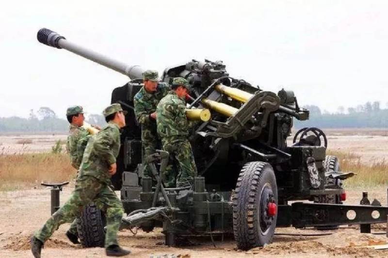 Китайская зенитная артиллерия эпохи холодной войны оружие