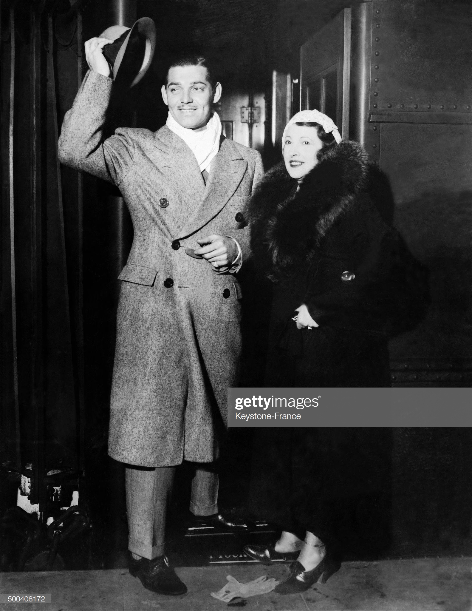 Clark Gable And His Wife Maria Langham, 1934 : News Photo