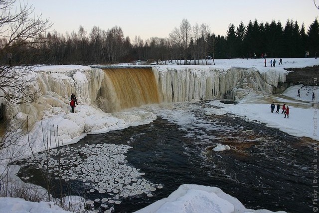 Водопад Ягала, фото водопада в Эстонии авиатур