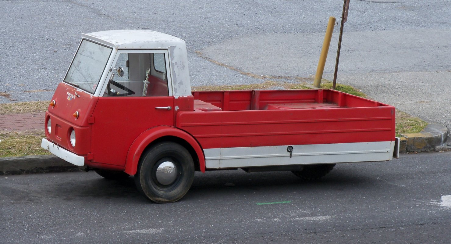 Trivan — странный 3-колёсный грузовик из Америки Автомобили