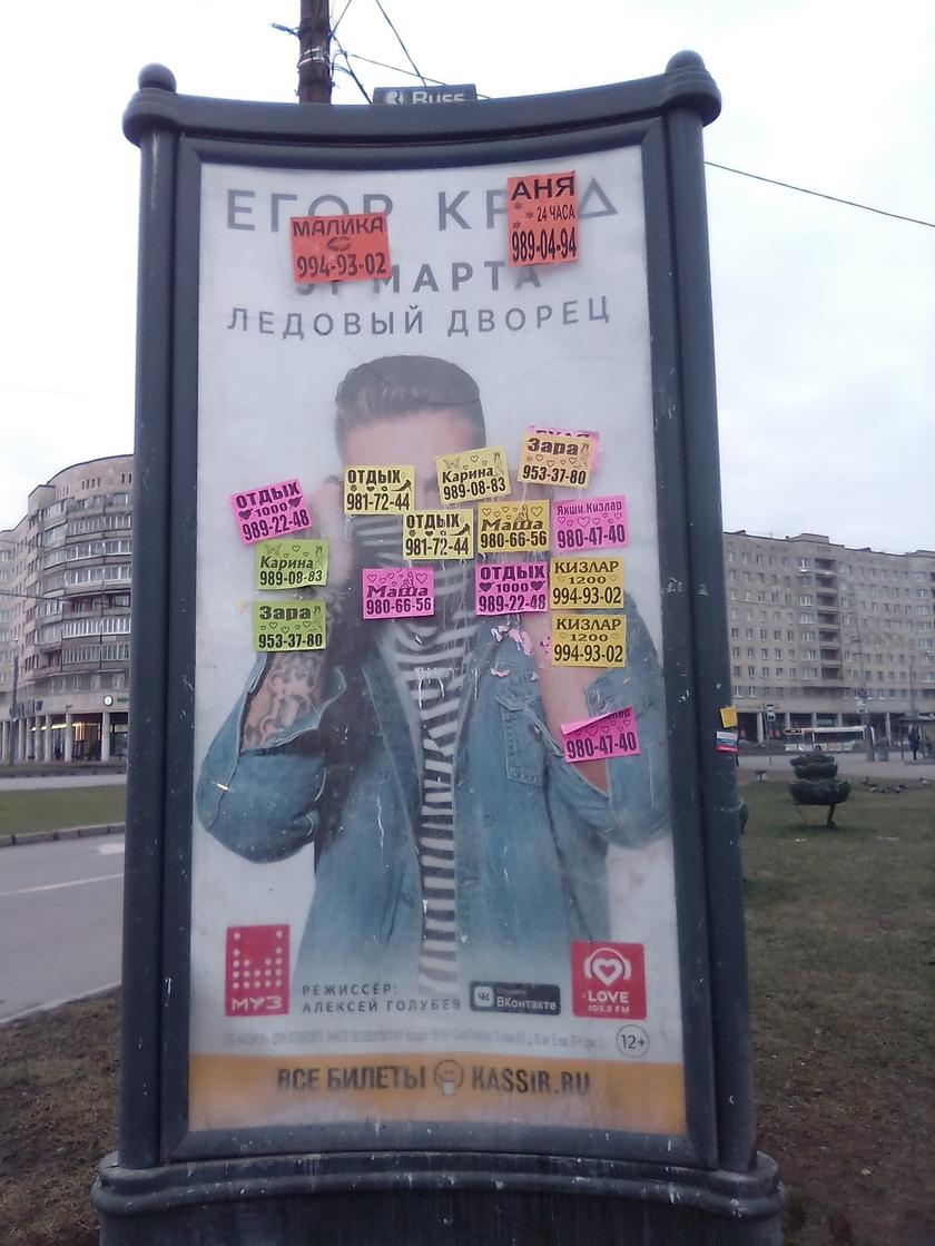 Проститутки — источник заразы. Родительские организации требуют от властей Петербурга разобраться с рекламой интим-услуг россия