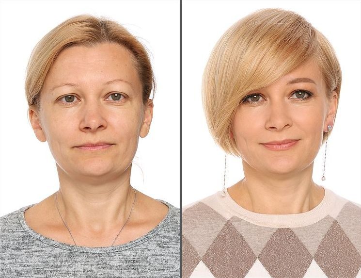 Женщины до и после преображения