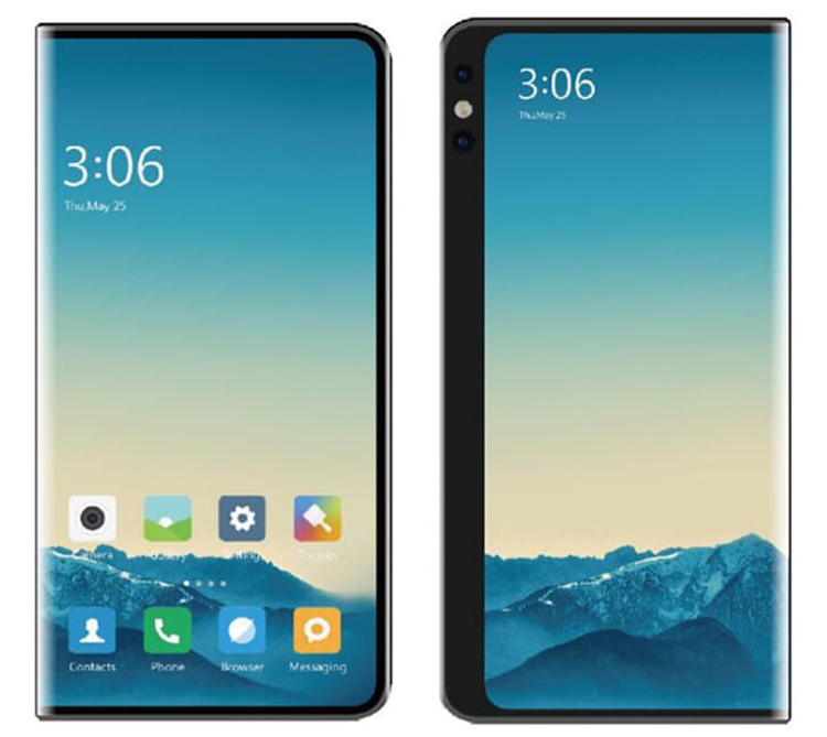 Xiaomi запатентовала гибкие смартфоны горизонтального и вертикального сложения состоянии, сложенном, Xiaomi, окажется, аппарата, тыльной, части, экран, корпуса, вертикали, вспышкой, XВторой, смартфон, Huawei, гаджет, такой, выполнен, классической, раскладушки, дизайна