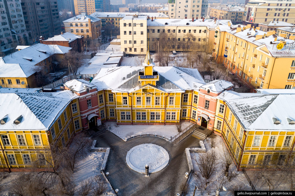 Чита с высоты: город на древнем вулкане путешествия