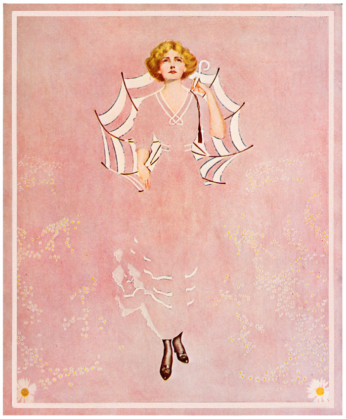 Рекламно-иллюстрированные работы  в стиле "fadeaway"...Кларенс Коулз Филлипс. Американский художник  1880-1927